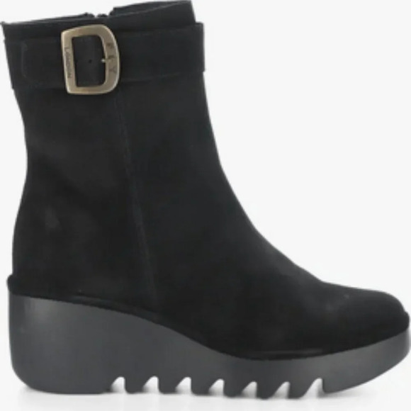 Fly London Women's Bepp Wedge Bootie. Sz: EU 38/US 7-7.5